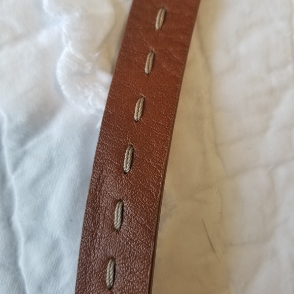 GAP 100% Genuine Leather Bag Brandy Brown EUC - Picture 10 of 16